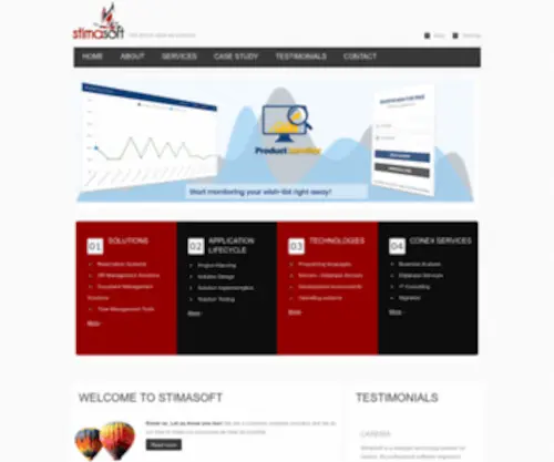Stimasoft.com(Custom Software Development) Screenshot