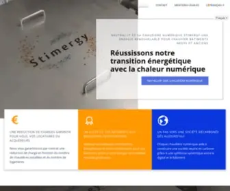 Stimergy.com(Chaudière numérique écoresponsable) Screenshot