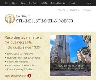 Stimmel-Law.com(Stimmel, Stimmel & Roeser) Screenshot