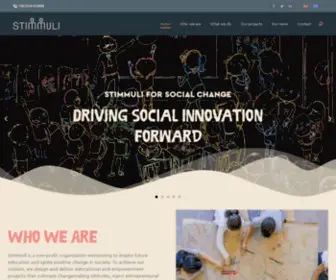 Stimmuli.eu(Stimmuli for social change) Screenshot