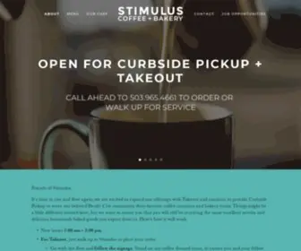 Stimuluscafe.com(Stimulus Coffee) Screenshot