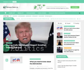 Stimuluscheckup.com(Stimulus Check Up) Screenshot