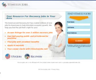 Stimulusjobs.net(Stimulus Jobs) Screenshot