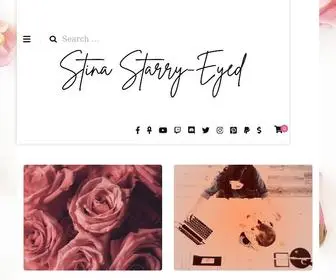 Stinastarryeyed.com(Beauty is Sacred) Screenshot