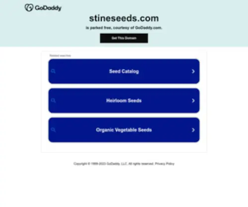Stineseeds.com(Stineseeds) Screenshot