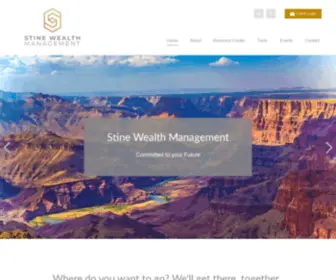 Stinewealthmanagement.com(Stine Wealth Management) Screenshot