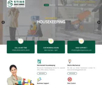 Stingfacilityservices.com(Sting Facility Services) Screenshot