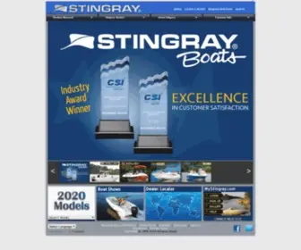 Stingrayboats.com Screenshot