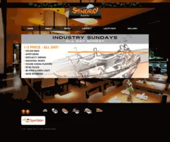 Stingraysushi.com(Best Sushi Scottsdale) Screenshot