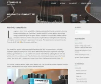 Stinkfoot.se(Andreas' web home) Screenshot