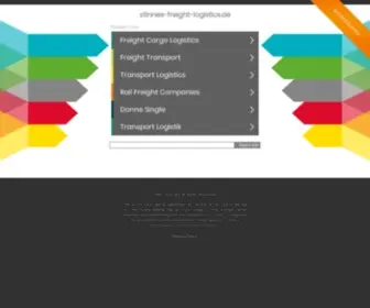 Stinnes-Freight-Logistics.de(Stinnes Freight Logistics) Screenshot