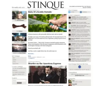 Stinque.com(If it smells) Screenshot