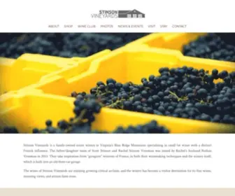 Stinsonvineyards.com(Stinson Vineyards) Screenshot