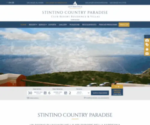 Stintinocountryparadise.com(Stintino Country Paradise) Screenshot