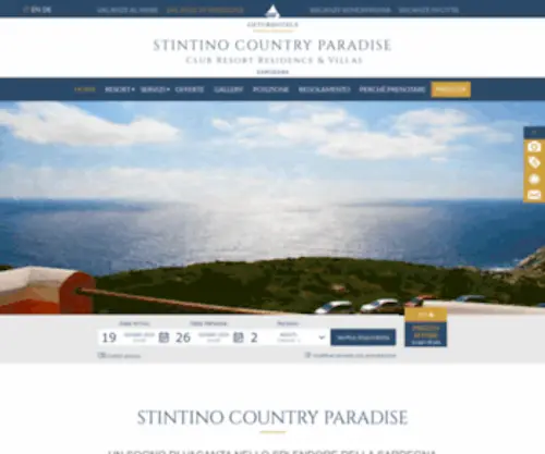 Stintinocountryparadise.it(Stintino Country Paradise) Screenshot