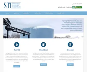 Stioil.com(Springfield Terminals) Screenshot