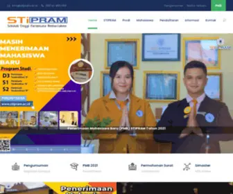 Stipram.ac.id(Website Resmi Stipram Yogyakarta) Screenshot
