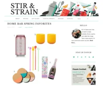 Stirandstrain.com(A site for spirited fun) Screenshot