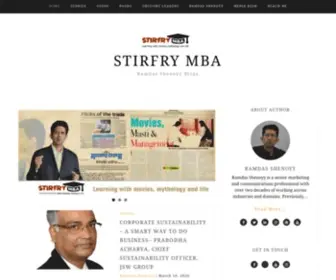 Stirfrymba.com(STIRFRY MBA by Ramdas Shenoyy) Screenshot