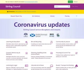 Stirling.gov.uk(Stirling Council) Screenshot