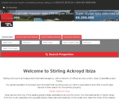 Stirlingackroyd-Ibiza.com(Stirling Ackroyd) Screenshot