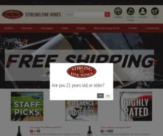 Stirlingfinewine.com(Stirling Fine Wines) Screenshot