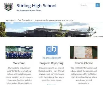 Stirlinghigh.co.uk(Be Prepared for your Time) Screenshot