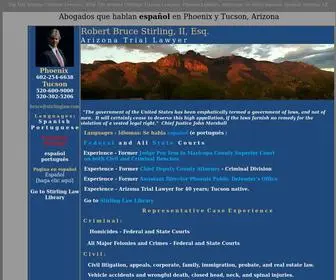 Stirlinglaw.com(Phoenix Lawyers) Screenshot