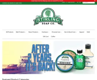 Stirlingsoap.com(Stirling Soap Company) Screenshot