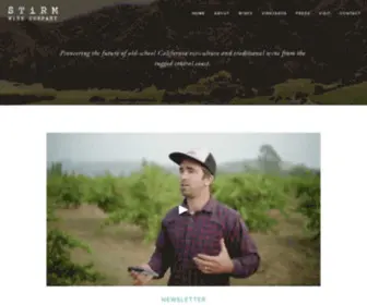 Stirmwine.com(Stirm Wine Co) Screenshot