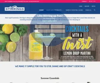 Stirrings.com(Drinks) Screenshot