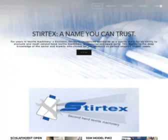 Stirtex.com(Second hand textile machinery) Screenshot