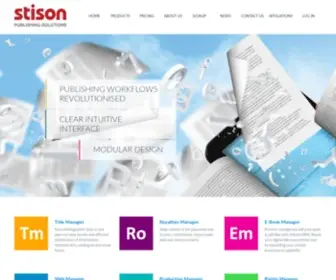 Stison.com(Stison Publishing Solutions) Screenshot