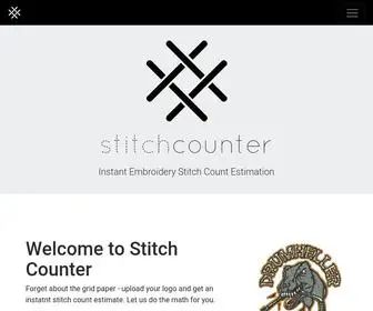 Stitchcounter.com(Instant Embroidery Estimation & Artwork Services) Screenshot