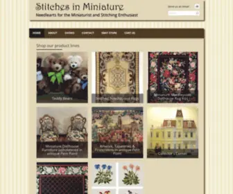 Stitchesinminiature.com(Miniature needlepoint store) Screenshot