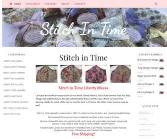 Stitchintime.com.au(Home of Beautiful Handmade Liberty Products) Screenshot