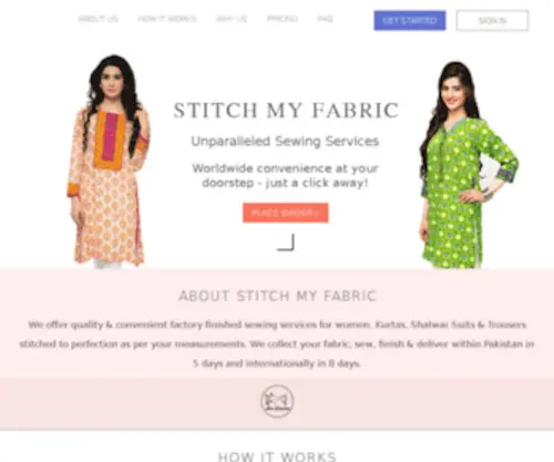 Stitchmyfabric.com(Stitchmyfabric) Screenshot