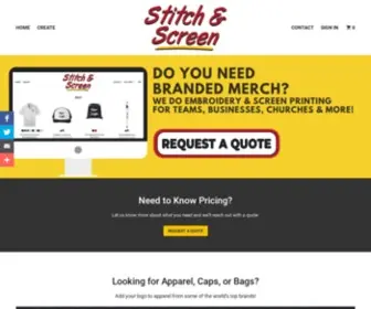 Stitchscreen.com(Stitch & Screen) Screenshot