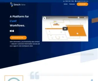 Stitchview.com(A Platform Built for Customer Management Workflows) Screenshot