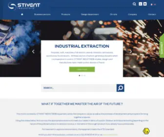 Stivent.com(Stivent Industrie) Screenshot