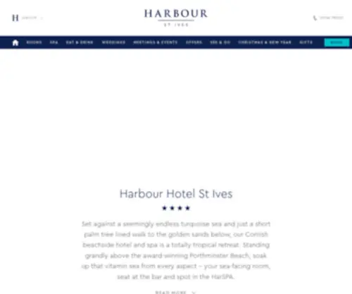 Stives-Harbour-Hotel.co.uk(St Ives Harbour Hotels & Spa) Screenshot