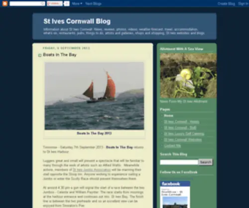 Stivescornwallblog.co.uk(St Ives Cornwall) Screenshot