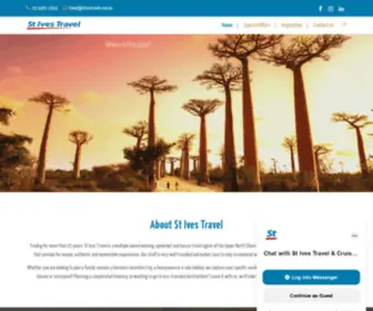 Stivestravel.com.au(St Ives Travel) Screenshot