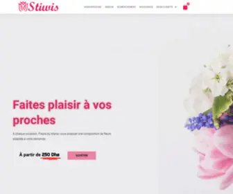 Stiwis.ma(Livraison de fleurs à domicile en moins de 24H et pour toutes les occasions) Screenshot