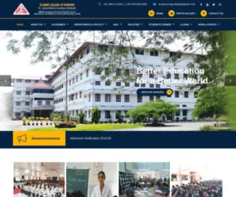 Stjamescollegeofnursing.com(St.James Colege of Nursing) Screenshot