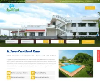 Stjamescourtbeachresort.com(James Court Beach Resort) Screenshot