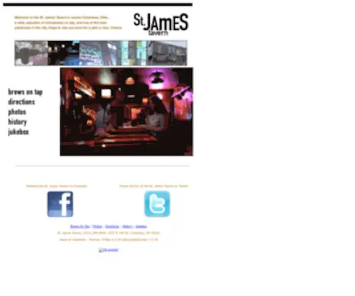 Stjamestavern.com( St) Screenshot