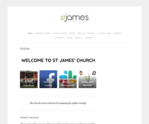 Stjameswoodley.org(St James Woodley) Screenshot