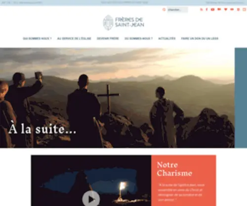 Stjean.com(Site institutionnel des Frères de Saint) Screenshot