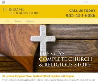 Stjeromereligious.ca(St Jerome Religious Store) Screenshot